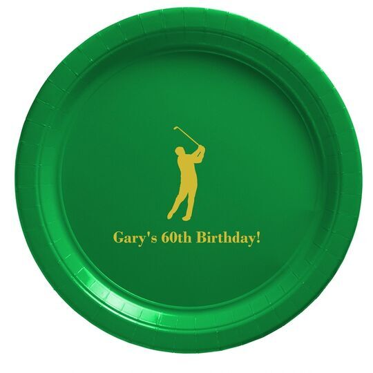 Golf Day Paper Plates